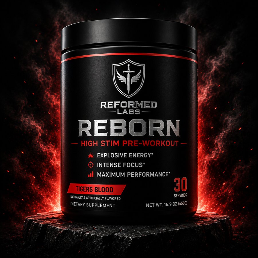 Reborn high-stim pre-workout — Tigers Blood, 30 servings